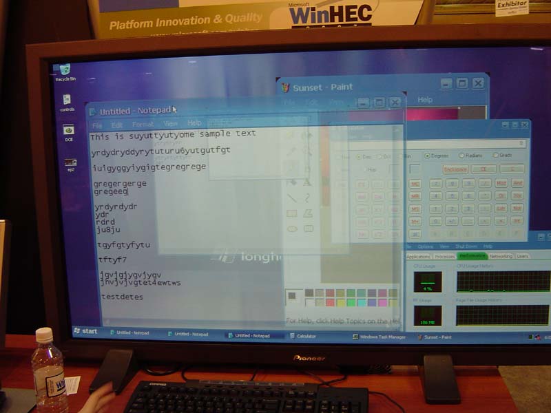 Longhorn Build 4015 on WinHEC 2003